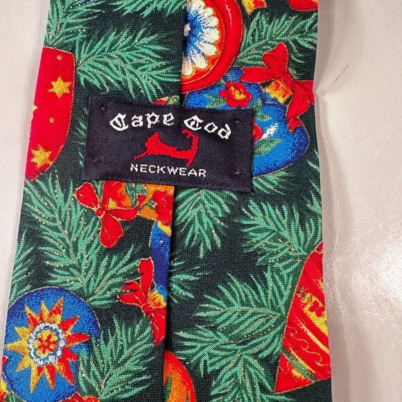 Cape Cod Neckwear Christmas Tie Mens Necktie Cotton Vintage Accessories - Picture 7 of 9